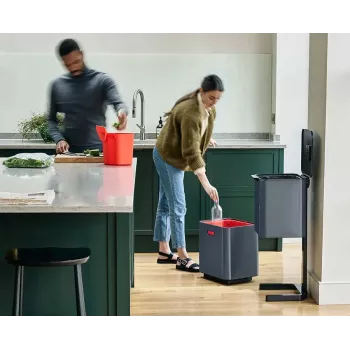 Joseph Joseph Mülleimer Totem 60 L Grau