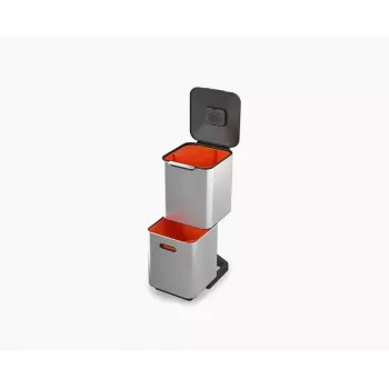 Joseph Joseph Abfallbehälter Totem 40 L Edelstahl