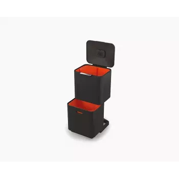 Joseph Joseph Totem Max 60L Schwarz Abfall- und Recyclingbehälter