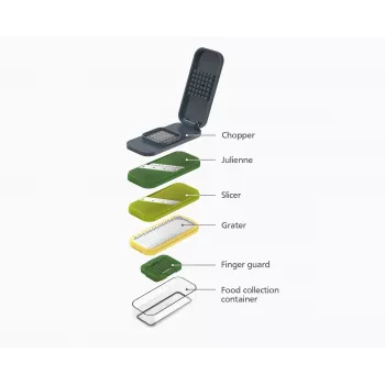 Joseph Joseph Multi-Prep Food Preparation Set mit Schüssel und 4 Klingen 20222