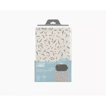 Joseph Joseph Glide Compact Bügelbrettbezug für Bügelbretter 110 x 33 cm, Oberschicht aus 100 % Baumwolle mit weicher Polsterung, ecru (50048)