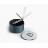 Joseph Joseph Space 19-cm-Stielkasserolle mit Deckel und klappbarem Griff, Aluminium, keramische Antihaftbeschichtung, mitternachtsblau (45038)