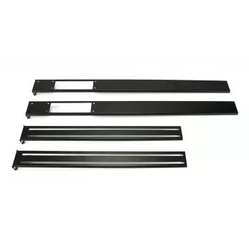 tvONE RM-110 Rear Rack Rail Kit - Schwarz - 19-Zoll 1RU Support