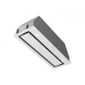 Cata GA DUAL 90 WH Wandhaube, 90 cm, 805 m³/h, Edelstahl mit weißem Glas