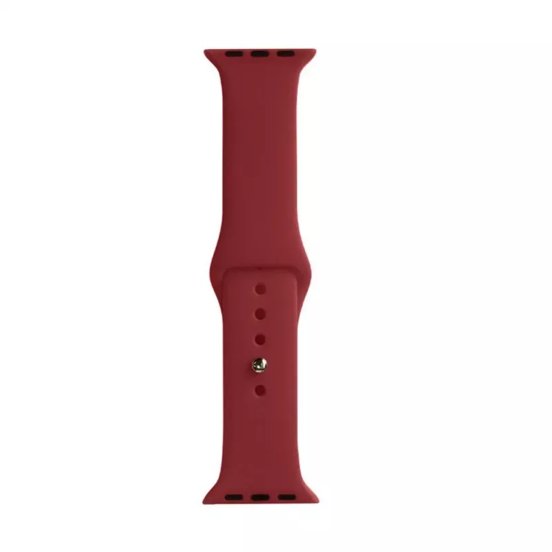 Evelatus Apple Watch 42/44/45mm Silicone Loop Watch Straps (140mm M/L) Plum