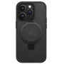 iLike Apple iPhone 15 Kickstand Case mit MagSafe Schwarz