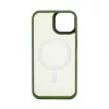 Connect Apple iPhone 13 Hybrid Case mit Magnet PC+TPU Grün
