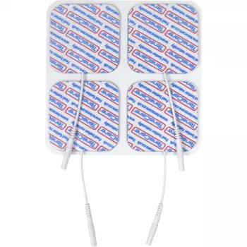TensCare Carbon Mesh Elektrodenpads 50x50 mm, 4er-Pack