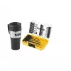 DEWALT 25-teiliger Bohrer- und Schraubendreher-Bitsatz mit Thermobecher