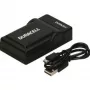 Duracell DRP5958 USB Indoor Battery Charger für Panasonic DMW-BNB9E - Schwarz - 5V