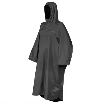 Trekmates Deluxe Poncho - Schwarz/Schwarz