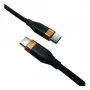 2-Power 1m USB-C auf USB-C 60W Lade- und Daten-Sync-Kabel Schwarz