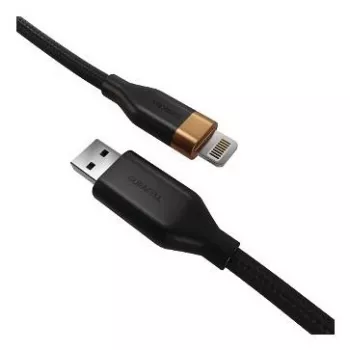 DURACELL 1m USB-A auf Lightning Kabel Weiß MFi zertifiziert
