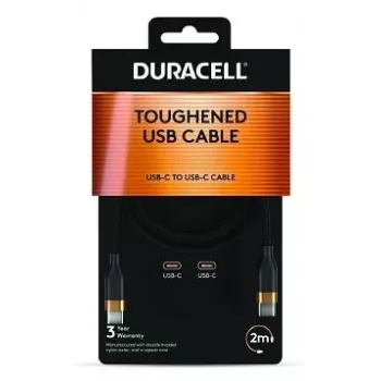 2-Power 2m USB-C auf USB-C Kabel 60W PD Schnellladung & Datensynchronisation - Schwarz