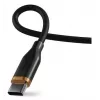 2-Power 2m USB-C auf USB-C 100W Silikonkabel Schwarz