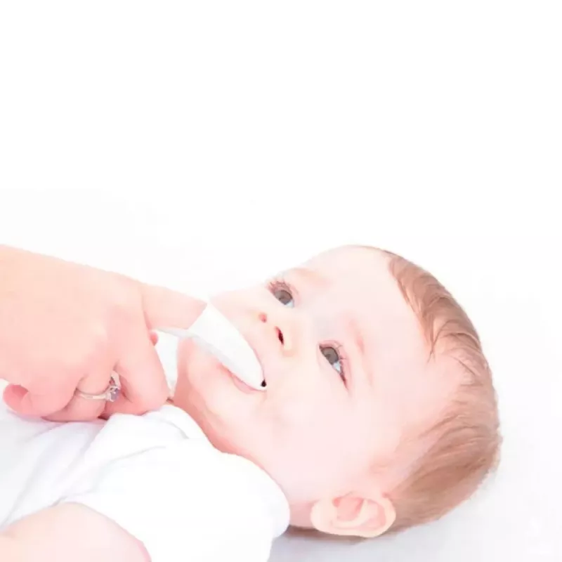 BRUSH BABY Hygienetücher mit Kamille und Xylit zur Zahnfleischreinigung 0–16 Monate, 20 Stück