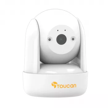 Toucan SEEK Indoor Pan & Tilt Kamera - Netzbetrieben, ohne Akku, Weiß