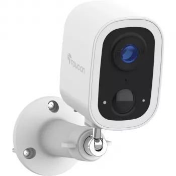 Toucan Wireless Outdoor Camera S4 - 1080p Full HD, IP54, Akku, Zwei-Wege-Audio, Nachtsicht, Smart Home-kompatibel