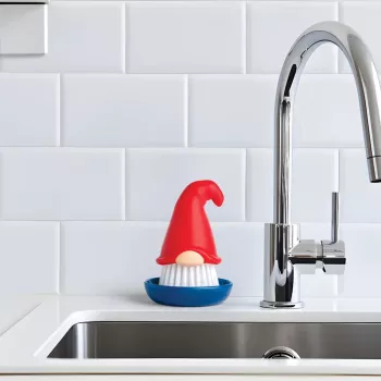 OTOTO Beardy Dish Brush – Neuartige Küchenbürste mit integriertem Aufhängeloch