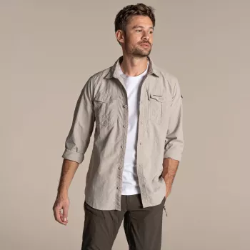 Craghoppers NosiLife Adventure LS Shirt III - Parchment - Größe L