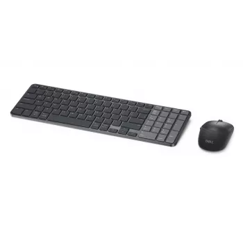 Dell Pro 7 Wiederaufladbares Kompaktes Tastatur- und Maus-Set - KM746 - Estnisch (QWERTY) - Titangrau