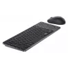 Dell Pro 7 Wiederaufladbares kompaktes Tastatur- und Maus-Set - KM746 - Russisch (QWERTY) - Titan Grau