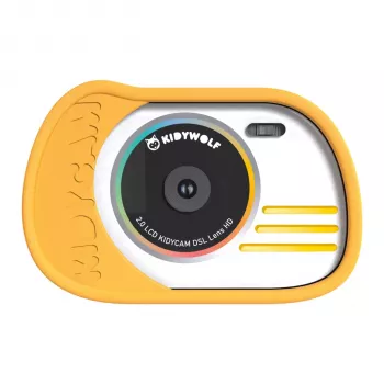 KIDYWOLF Foto- und Videokamera Gelb