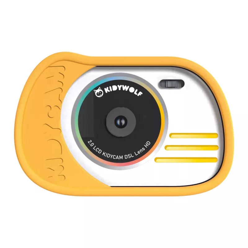 KIDYWOLF Foto- und Videokamera Gelb