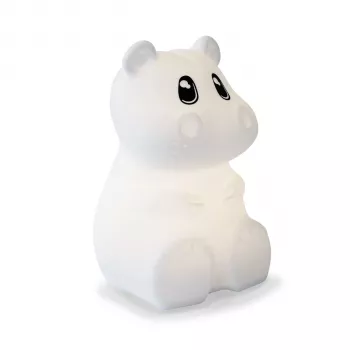 KIDYWOLF Nachtlicht Nilpferd mit Farbwechsel 15cm