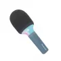 KIDYWOLF Bluetooth Mikrofon mit hellblauen LED-Leuchten
