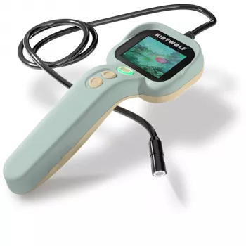 KIDYWOLF Kinder-Endoskopkamera 2,4 Zoll IPS-LCD 1080p Foto 720p Video IP67 Sonde