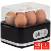 FRITEL Family Egg Cooker 400W Schwarz/Transparent