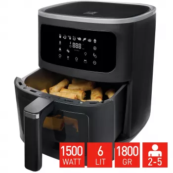 Fritel SnackTastic 7520 Airfryer 6L Schwarz