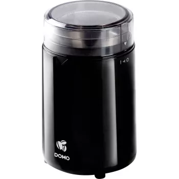 DOMO Grind & Brew DO721K Vollautomatische Kaffeemaschine Schwarz, Edelstahl