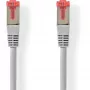 Nedis Cat6 S/FTP RJ45 Patchkabel 5,00 m Grau Rund PVC Aufhänger