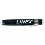 ELBA Linex Kreidehalter - Schwarz, 10 mm Kreidedurchmesser, federbelasteter Druckknopfmechanismus, geriffelter Griff, nachfüllbar, robustes Kunststoff, für Klassenzimmer, Büro, Kunst, Industrie