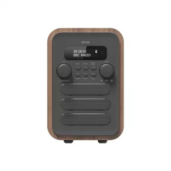 Denver DAB-48 DAB+ Portable Radio Grey Wooden Cabinet