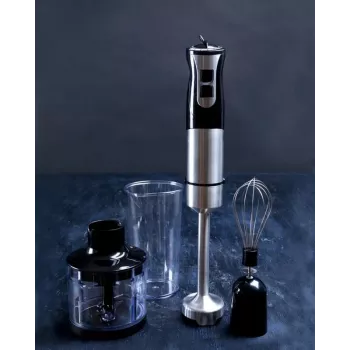 Gastronoma 18210001 Kaffeemühle, Konisches Mahlwerk, 150 W, 18 Einstellungen, Schwarz/Silber