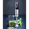Gastronoma 18210001 Kaffeemühle, Konisches Mahlwerk, 150 W, 18 Einstellungen, Schwarz/Silber