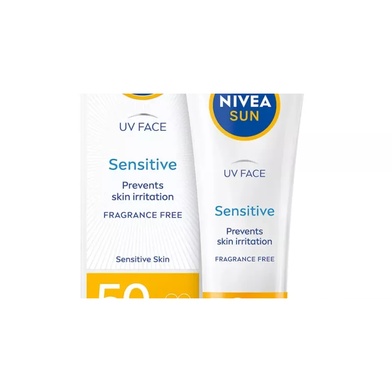 NIVEA Sun Sensitive Gesichtssonnencreme LSF50 50ml
