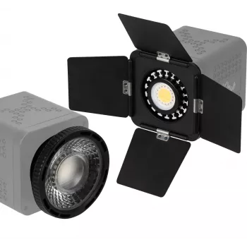 Newell Mini Bowens Barn Doors and Focusing Lens Kit für Tara LED Lampe