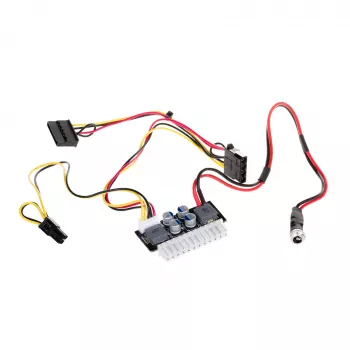 Akyga AK-CA-38 PICO-PSU DC/ATX-Netzteiladapter, 120 W, 12 V DC-Eingang, 24-Pin-ATX, P4, SATA, Molex