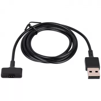 Akyga AK-SW-23 magnetisches USB-Ladekabel für Fitbit Ionic, 1 m, schwarz