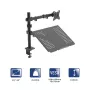 AK-MB-04 Monitor- & Laptop-Tischhalterung, Gasfederarm, 10 kg, VESA 75x75/100x100, 15-32 inch, Schwarz