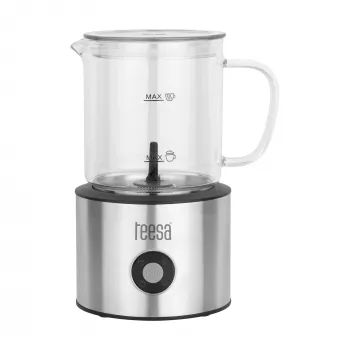TEESA Milchaufschäumer AROMA F60 500W Schwarz/Silber