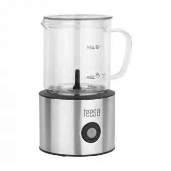 TEESA Milchaufschäumer AROMA F60 500W Schwarz/Silber