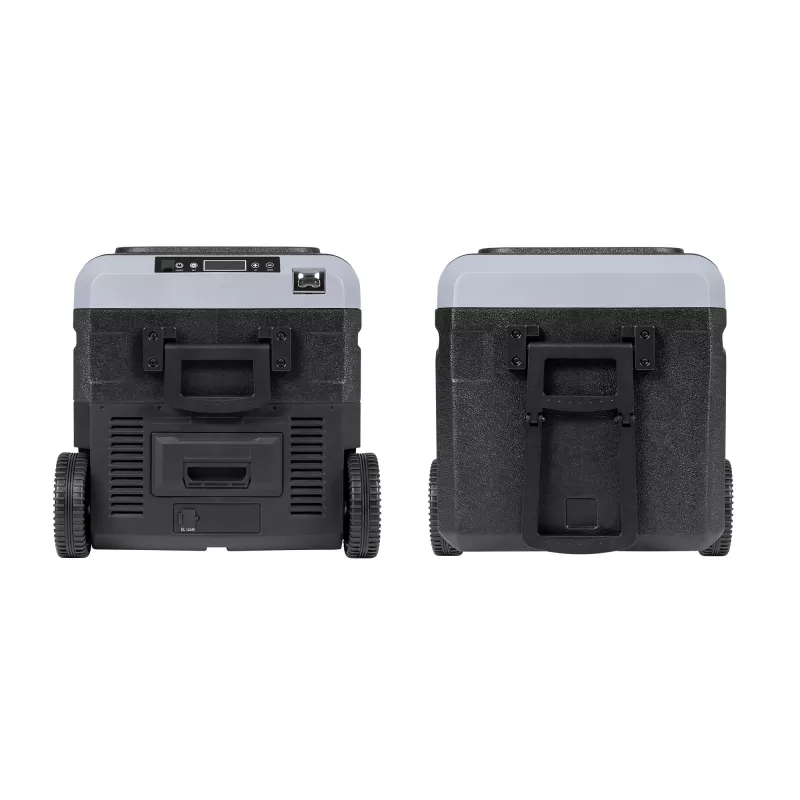 TEESA TSA6002 Professioneller Kompressor-Kühlschrank/Gefrierschrank 40L, DC12/24V AC230V, batteriekompatibel, große Räder, stabiler Griff, Bluetooth
