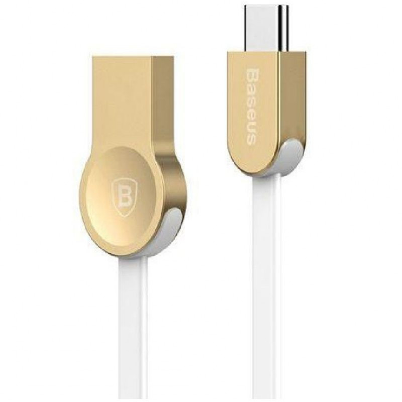 Baseus Keyble Cable (Zinc Alloy) USB-A to USB-C 1m White