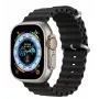 Dux Ducis Silikon-Armband für Apple Watch 8/7/6/5/4/3/2/SE (38/40/41mm) - Schwarz