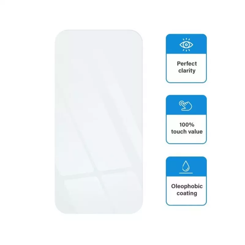 OEM Displayschutzfolie aus gehärtetem Glas für Apple iPhone 14 Pro